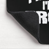 Doe alsof ik een trol grappig halloweenkostuum ben muismat (Hoek)