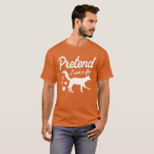 Doe alsof ik een vos ben t-shirt (Voorkant volledig)