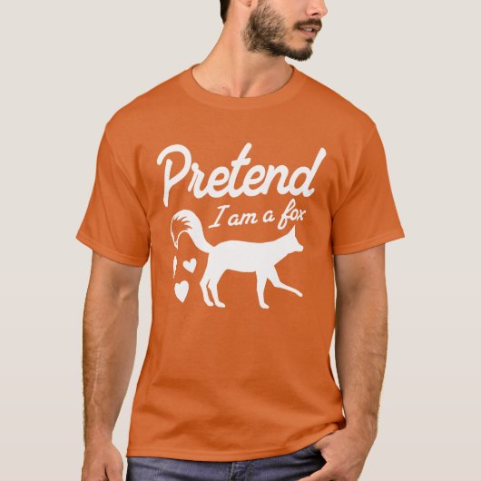 Doe alsof ik een vos ben t-shirt (Voorkant)