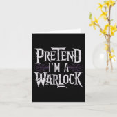 Doe alsof ik een Warlock ben Kaart (Gele Bloem)