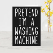 Doe alsof ik een wasmachine kostuum halloween la kaart (Gele Bloem)