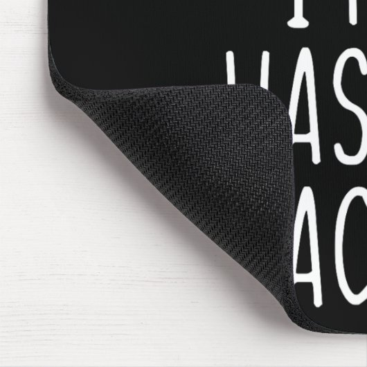 Doe alsof ik een wasmachinekostuum ben Halloween L Muismat (Hoek)