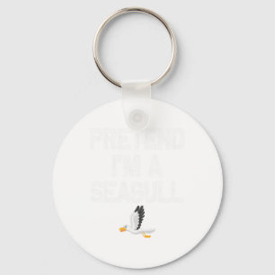 Doe alsof ik een zeemeeuw Halloween kostuums Sleutelhanger