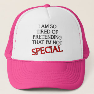 Doe alsof ik geen speciale grappige balcap hoed be trucker pet
