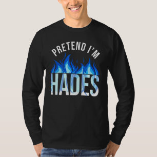 Doe alsof ik Hades Kostuum Oude Griekse God Mythol T-shirt