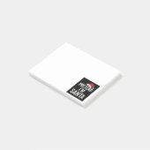 Doe alsof ik Kerstman ben - Grappige Kersthumor Post-it® Notes (Schuin)