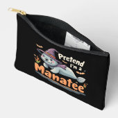 Doe alsof ik Manatee Spooky Halloween Mamal Manate Etui (Open)