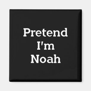 Doe alsof ik Noah Kostuum Bijbel Grappig Halloween Magneet