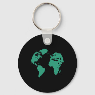 Doe alsof ik Planet Earth ben Mannen Kinder Lazy F Sleutelhanger