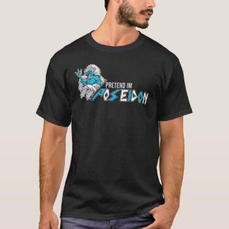 Doe alsof ik Poseidon Zee Drietand Griekse God Myt T-shirt