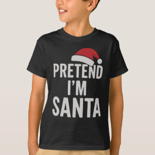 Doe alsof ik Sinterklaas ben - Grappige Kersthumor T-shirt