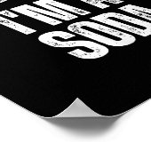 Doe alsof in een frisdrank grappig lui Halloween k Poster (Hoek)