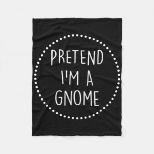 Doe alsof in een Gnome Halloween kostuum Gnome kos Fleece Deken