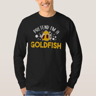 Doe alsof in een goudvisaquarium waterviskweker t-shirt