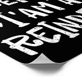 Doe alsof in een rendier Mannen vrouwen gemakkelij Poster (Hoek)