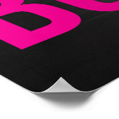 Doe alsof je een dame bent, denk aan een baas poster (Hoek)