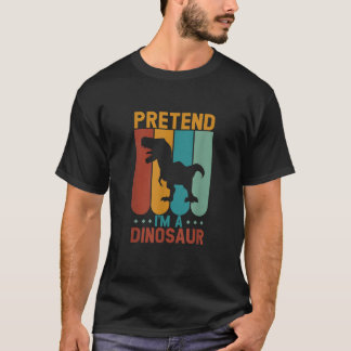 Doe alsof je een dinosaurus bent Halloween T-shirt