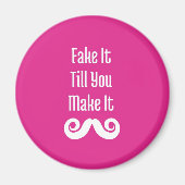 Doe alsof tot je het haalt: koelkastmagneet magneet (Voorkant)