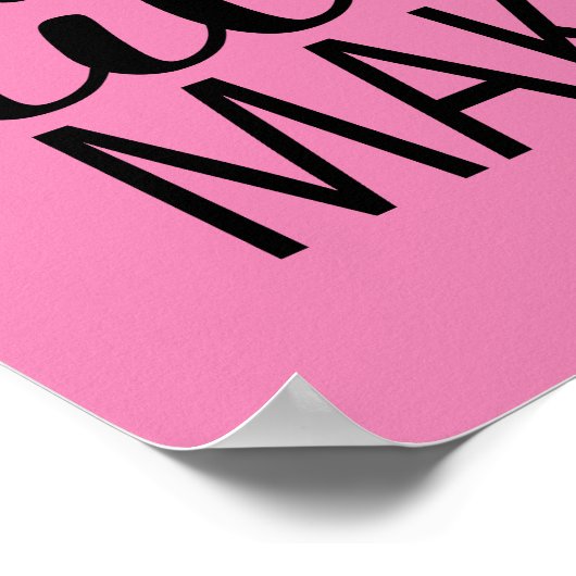 Doe alsof tot je het maakt poster (Hoek)