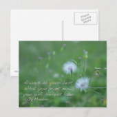 Doe altijd je best - motivatie quotes briefkaart (Voorkant / Achterkant)