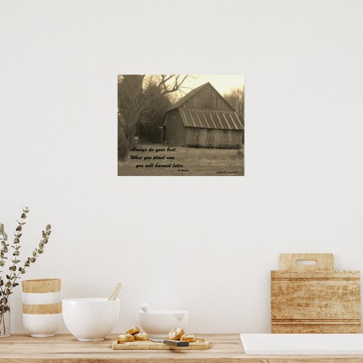 DOE ALTIJD JE BESTE POSTER (Keuken)