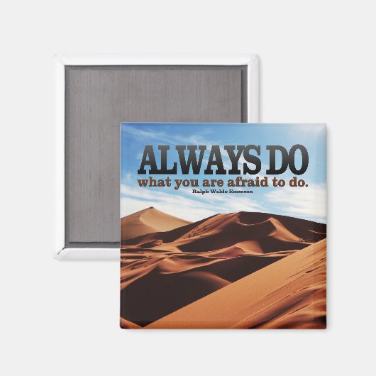 Doe altijd Motivatie magneet (Voorkant / Achterkant)