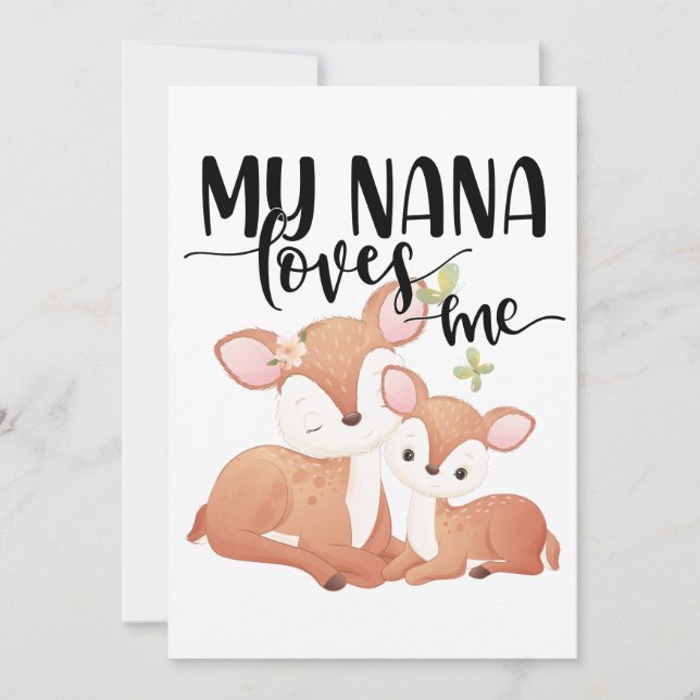 Doe and Fawn My Nana Loves me (Voorkant)