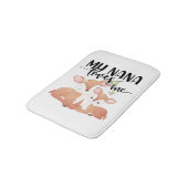 Doe and Fawn My Nana Loves me Badmat (Gekanteld)