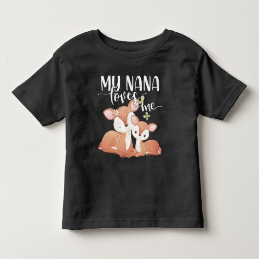 Doe and Fawn My Nana Loves me Kinder Shirts (Voorkant)