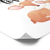 Doe and Fawn My Nana Loves me Poster (Hoek)