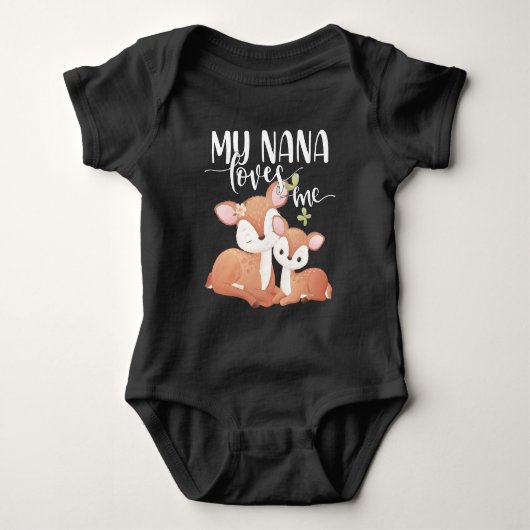 Doe and Fawn My Nana Loves me Romper (Voorkant)