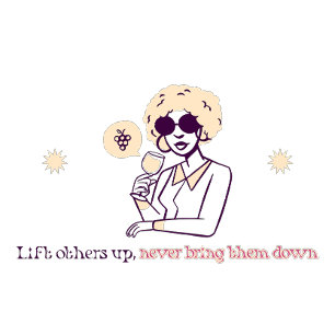 Doe anderen omhoog, breng ze nooit naar beneden. t-shirt