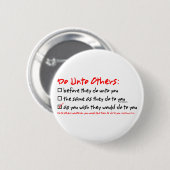 Doe anderen ronde button 5,7 cm (Voorkant /achterkant)