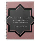 Doe anderen voor je eigen zakelijke Notitieboek. Notitieboek (Voorkant)