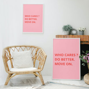 Doe beter bewegen op Wall Art Print Funny Art Post