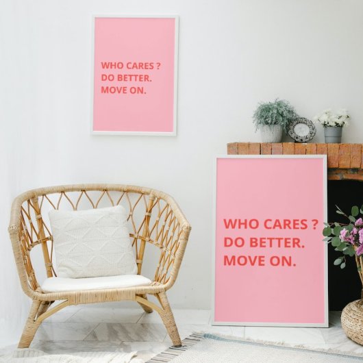 Doe beter bewegen op Wall Art Print Funny Art Post