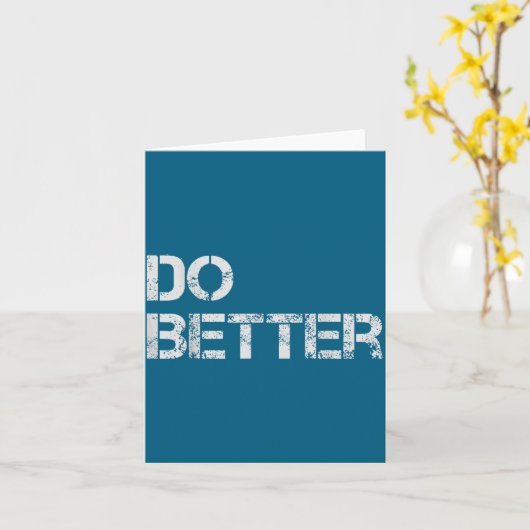 Doe Beter Kaart (Gele Bloem)