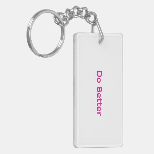 Doe beter sleutelhanger (Voorkant Links)