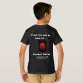 Doe de Armor van God T-Shirt aan. (Achterkant volledig)