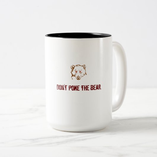 Doe de Beer koffie/thee Mok niet (Voorkant rechts)