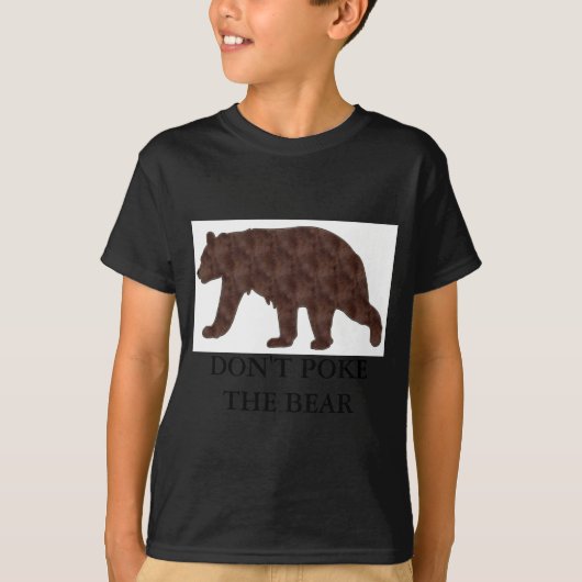 Doe de beer niet t-shirt (Voorkant)
