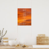 Doe de beloften aan jezelf goed poster (Keuken)