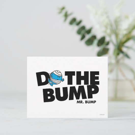 Doe de bult | Mr Bump Briefkaart (Staand voorkant)