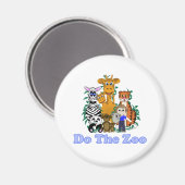 Doe de dierentuin magneet (Voorkant / Achterkant)