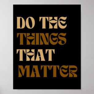 Doe de dingen die Stickers Poster