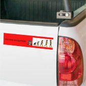 DOE DE EVOLUTIE BUMPERSTICKER (Op Truck)