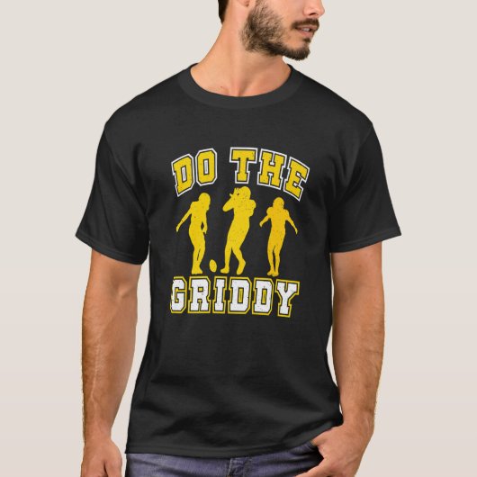 Doe de Griddy Funny Griddy Dance Football Premium T-shirt (Voorkant)