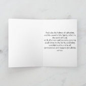 Doe de hele wapenrusting van God aan: Wenskaart Notitiekaartje (Binnen)