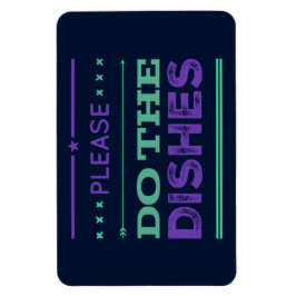 Doe de herinnering voor Paarse tekstkleur leeg Magneet