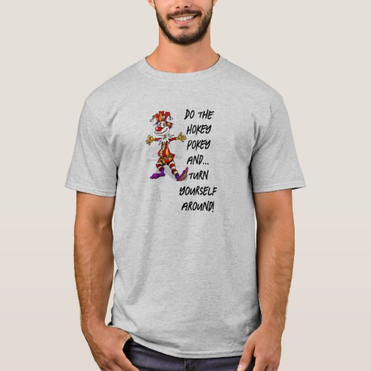 Doe de hokey pokey en draai jezelf om t-shirt (Voorkant)